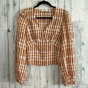 Paris Altier & other Stories checkered Top